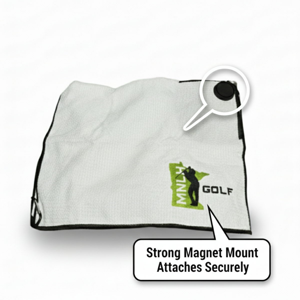 MNLH Waffle towel with Magnet