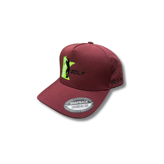 MNLH Golf 5 Panel Perforated Waterproof Laser Mesh Hat